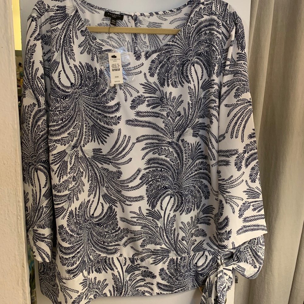 Talbots Wrinkle Free Blouse sz 20W